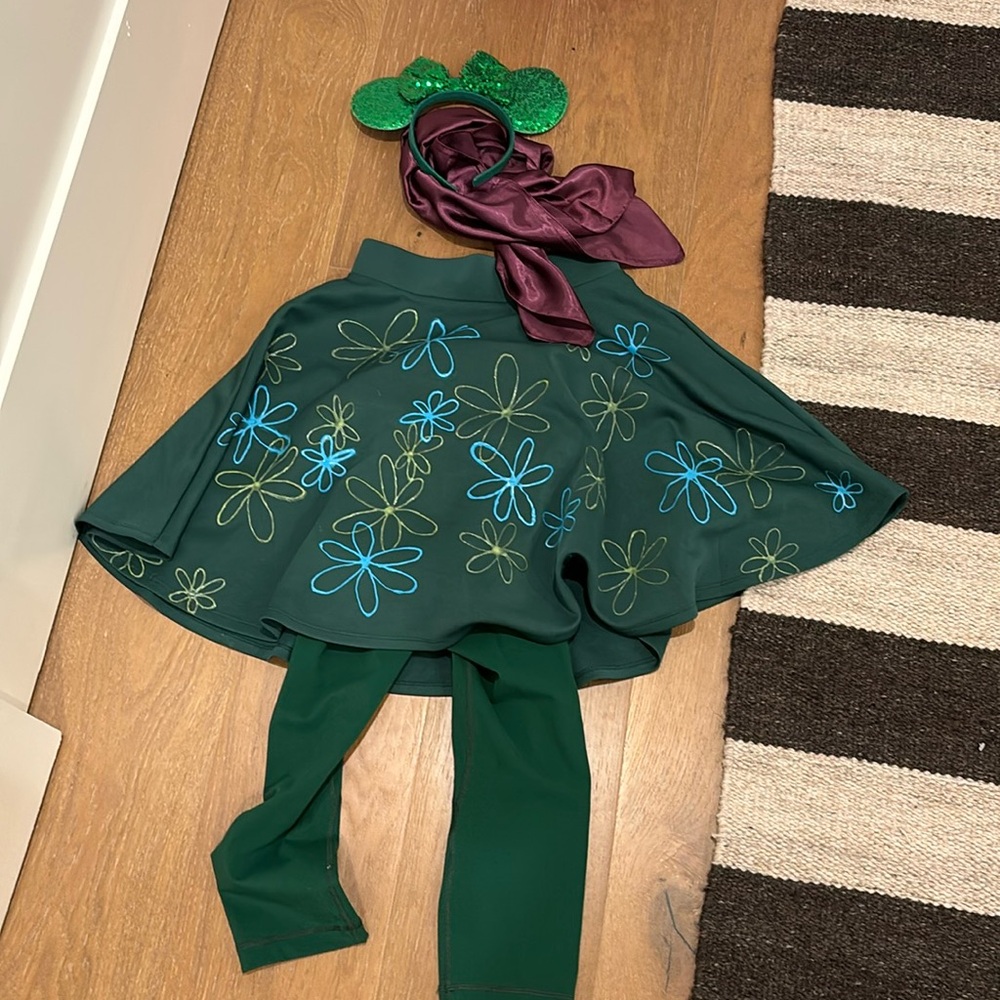Disney inside out Disgust outfit, with ears